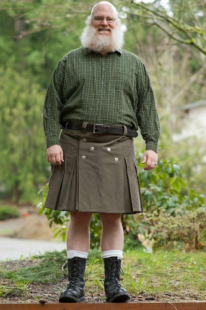 My Beard And Kilt On St. Patrick's Day