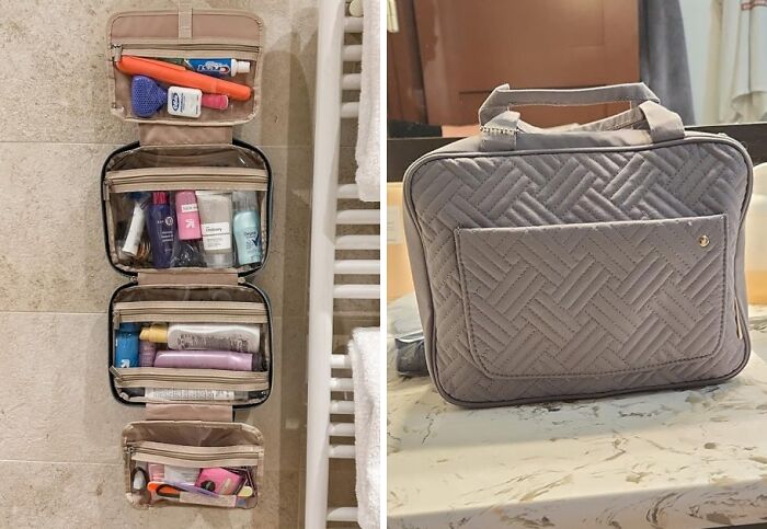 Stay Travel-Ready With This Hanging Toiletry Organizer And Keep All Your Essentials In One Place—because Who Has Time To Dig Through A Mess On The Go?