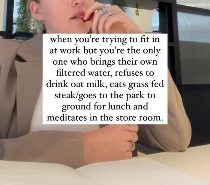 Not Like Other Lunch Eating Employees