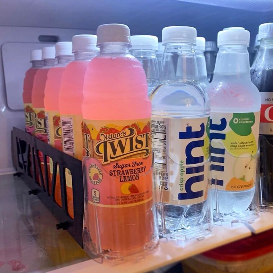 Streamline Your Beverage Storage: Bottles And Cans Organizer For A Tidier Fridge Experience