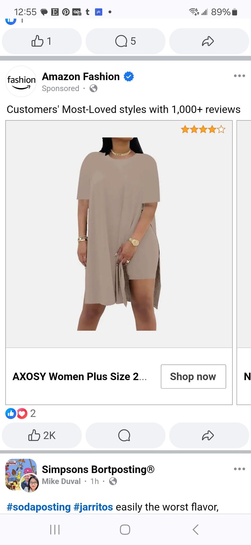 Dress...meh. Not My Style. But Hand Placement? Looks Itchy In A Spot That Doesn't Need To Be