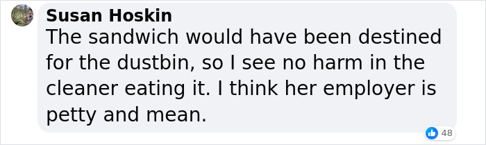 &ldquo;Sacked For A Sandwich?&ldquo;: Cleaning Firm Sparks Outrage After Firing Single Mom Over Office Snack