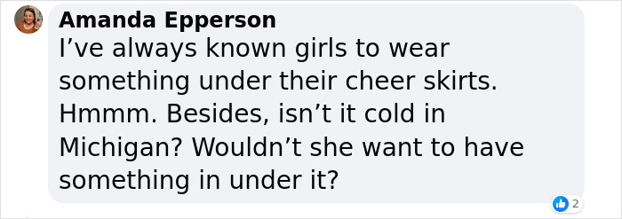 School Called Out For Double Standards After Cheerleader Is Told To Cover Up