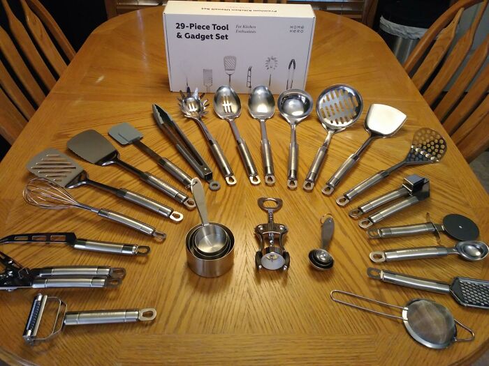 Upgrade Your Kitchen Arsenal With The Home Hero 54-Piece Stainless Steel Kitchen Utensils Set: The Complete Culinary Companion For Every Cooking Task