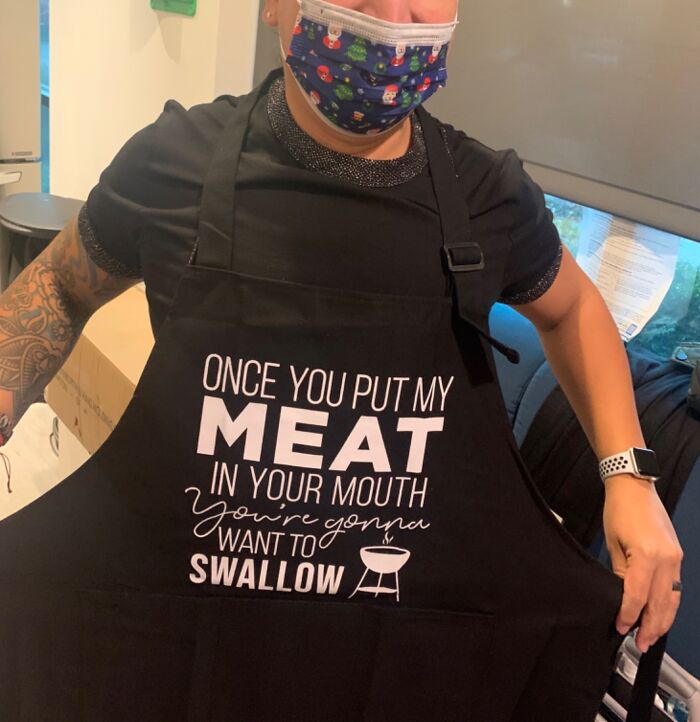 Grilling Just Got Cheeky With This Apron That Boldly Boasts Your BBQ Skills. Bet You Can't Wait To Put Their Gourmet Grilling To The Test This Valentine's