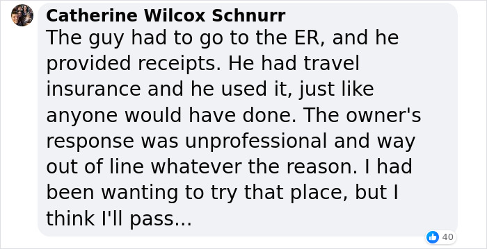 Hospitalized Customer Cancels Dinner Reservation And Restaurant&rsquo;s "Gross" Response Goes Viral