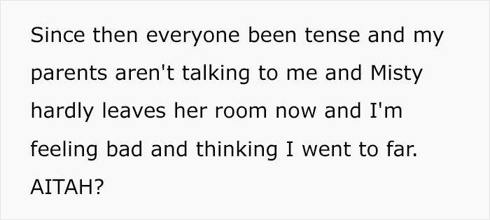 16 Y.O. Fed Up With Pregnant Teen Sister Clinging To Her All The Time, Parents Refuse To Understand 16 Y.O. Fed Up With Pregnant Teen Sister Clinging To Her All The Time, Parents Refuse To Understand