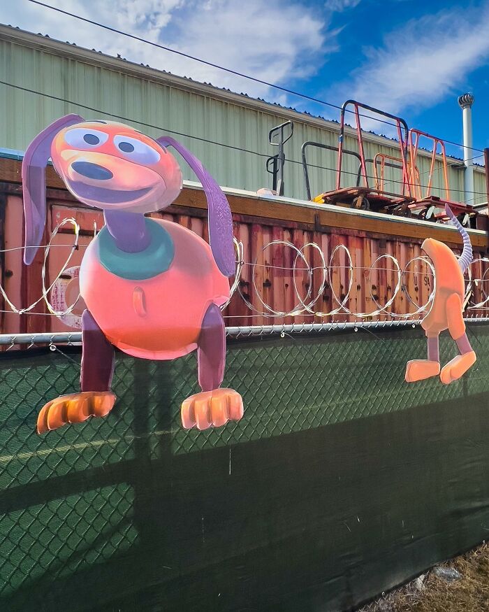 Pop Culture Character Stickers In The Streets