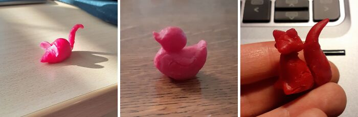 That's Not Clay But The Wax Encasements Of Babybel Cheese (But Maybe That Counts Too)