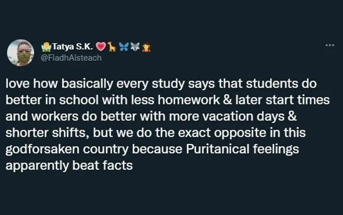 I Had To Wake Up Every Day At 5:30 Am To Get To High School… It’s All Part Of Our Conditioning To Be Chronically Exhausted Dutiful Workers We All Deserve Better