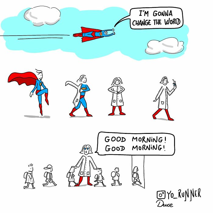 Minimalist And Wholesome Illustration By Sergio Duce