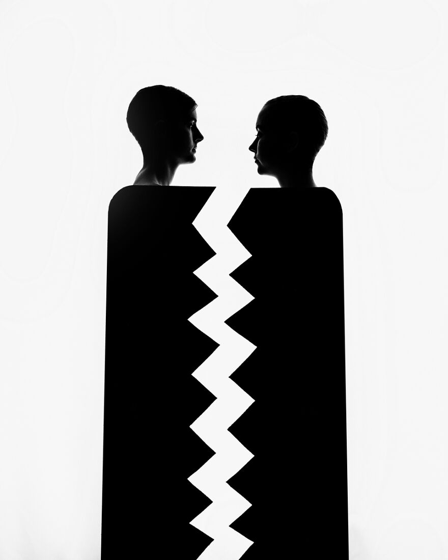 Kartoon: Creative Recycling Of Cardboard Illusions