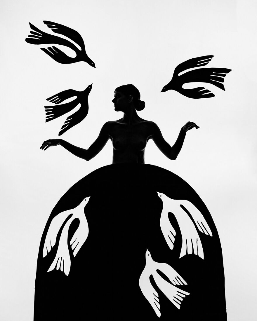 Kartoon: Creative Recycling Of Cardboard Illusions