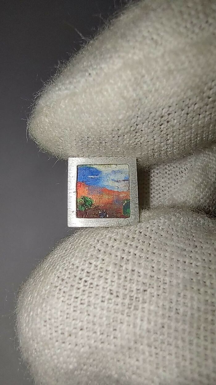 I Create The Smallest Painting In The World (16 Pics)