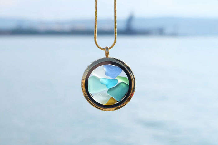 Sea Glass Locket