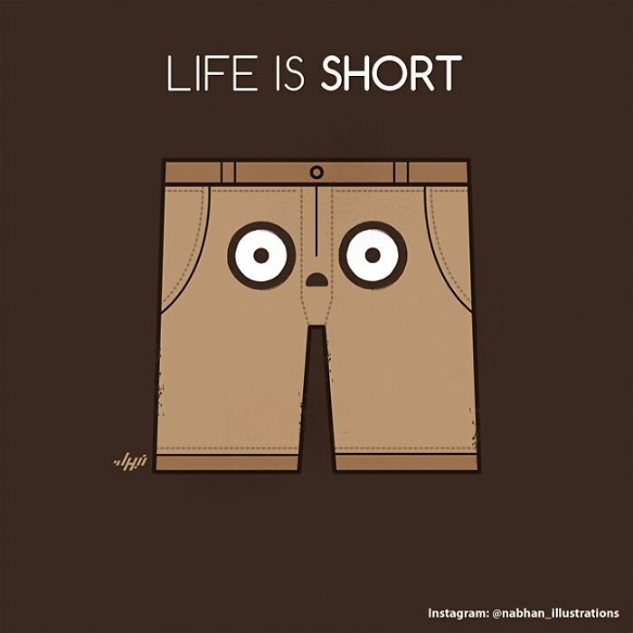Fun Double Meaning Illustrations By Nabhan Abdullatif