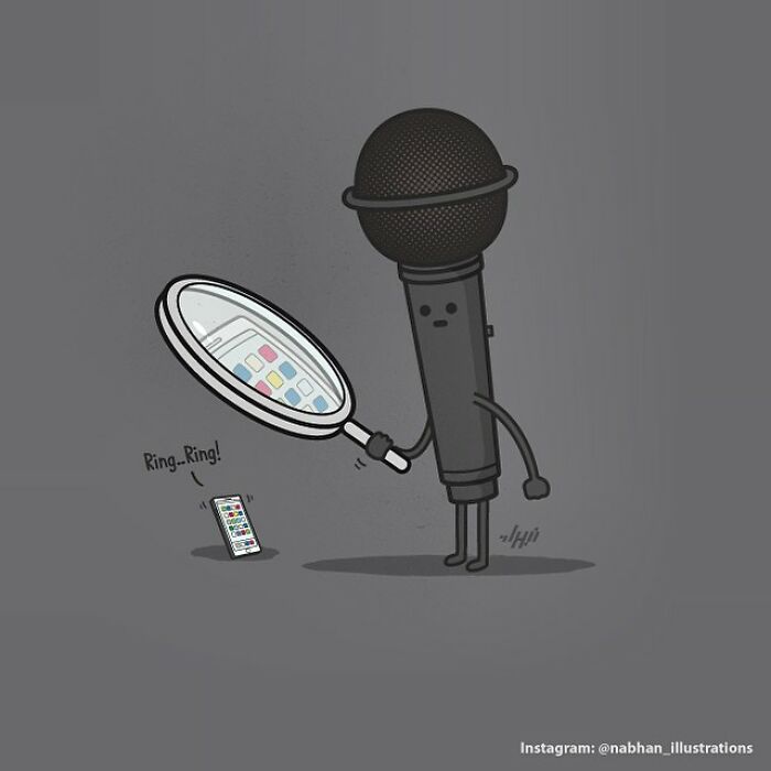 Fun Double Meaning Illustrations By Nabhan Abdullatif