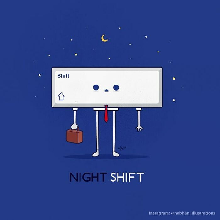 Fun Double Meaning Illustrations By Nabhan Abdullatif