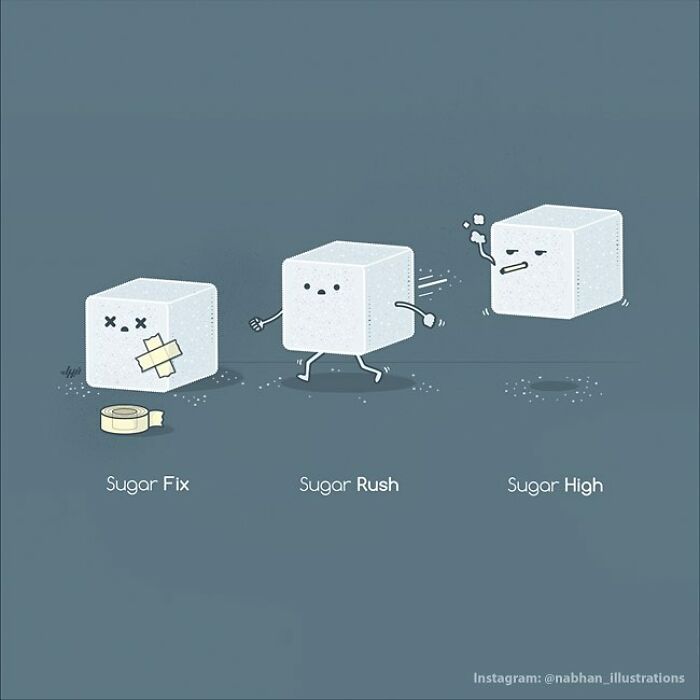Fun Double Meaning Illustrations By Nabhan Abdullatif