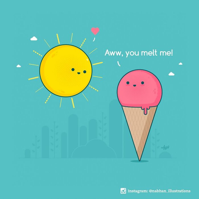 Fun Double Meaning Illustrations By Nabhan Abdullatif