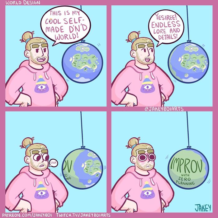 Funny Comics Based On Fantasy World By Jakey Boi Arts (New Pics)