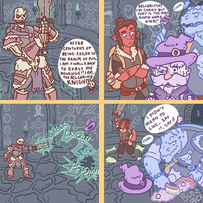 Funny Comics Based On Fantasy World By Jakey Boi Arts (New Pics)