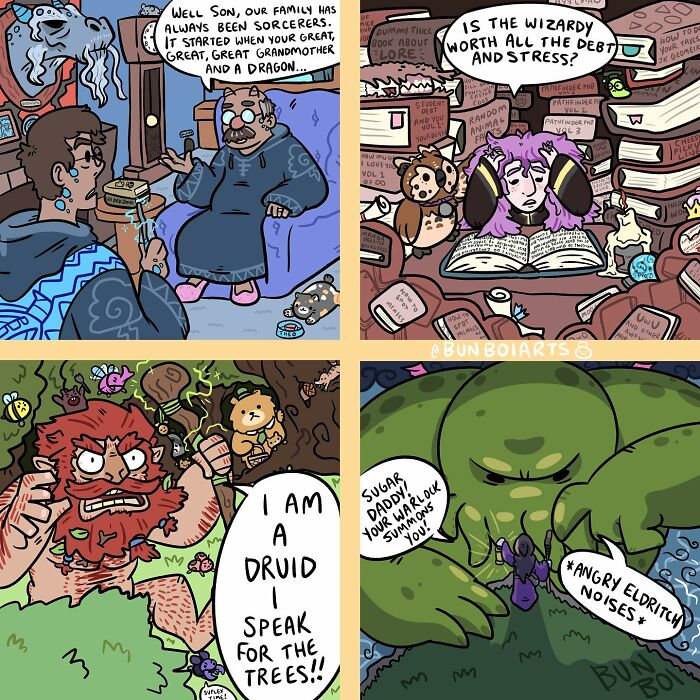 Funny Comics Based On Fantasy World By Jakey Boi Arts (New Pics)