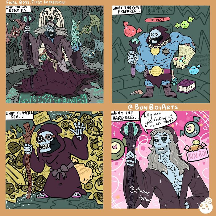 Funny Comics Based On Fantasy World By Jakey Boi Arts (New Pics)