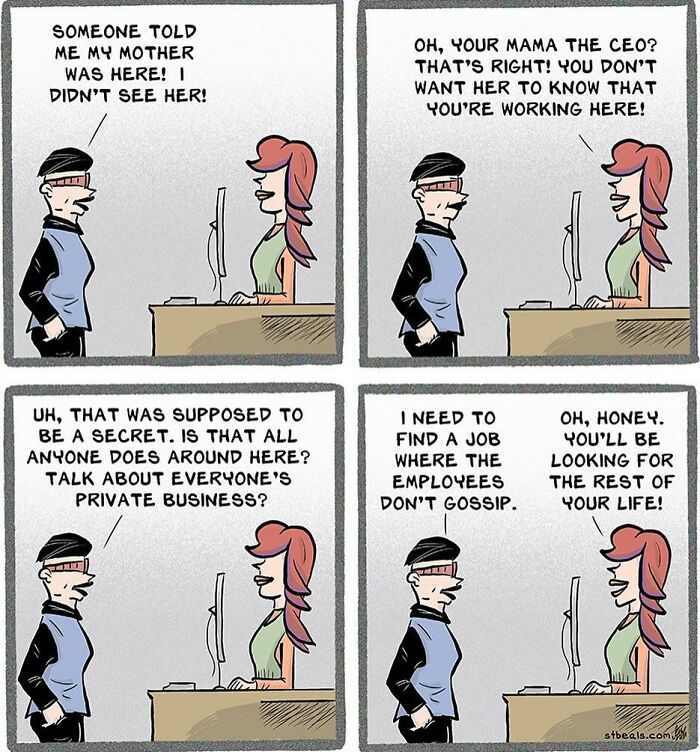 Comic Capturing The Absurd Humor Of Working In A Retail Store By Stephen Beals