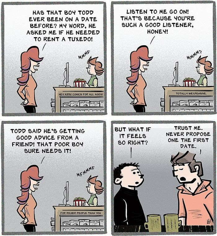 Comic Capturing The Absurd Humor Of Working In A Retail Store By Stephen Beals