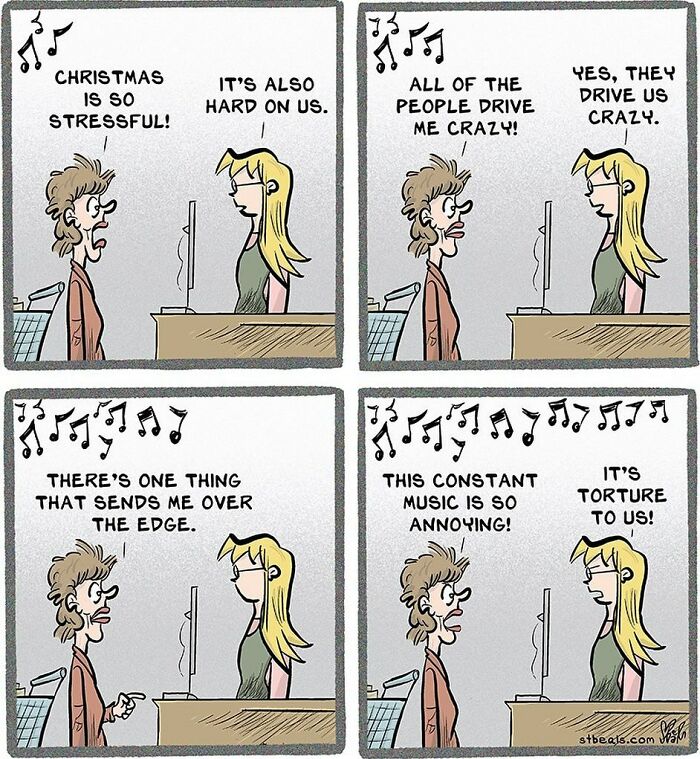 Comic Capturing The Absurd Humor Of Working In A Retail Store By Stephen Beals