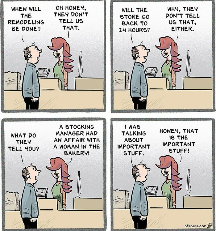 Comic Capturing The Absurd Humor Of Working In A Retail Store By Stephen Beals