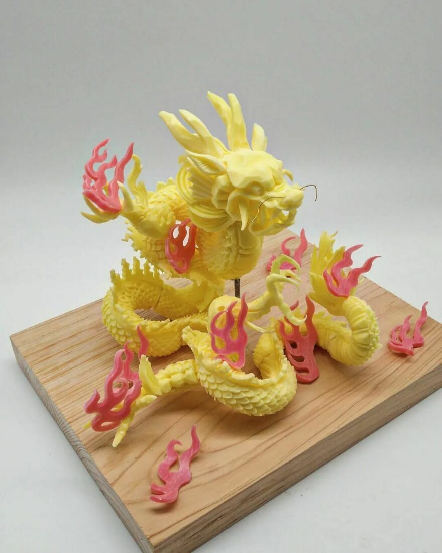 Gaku Carving, A Food Carving Artist, Changes Vegetables And Fruits Into Surprising Artworks (New Pics)