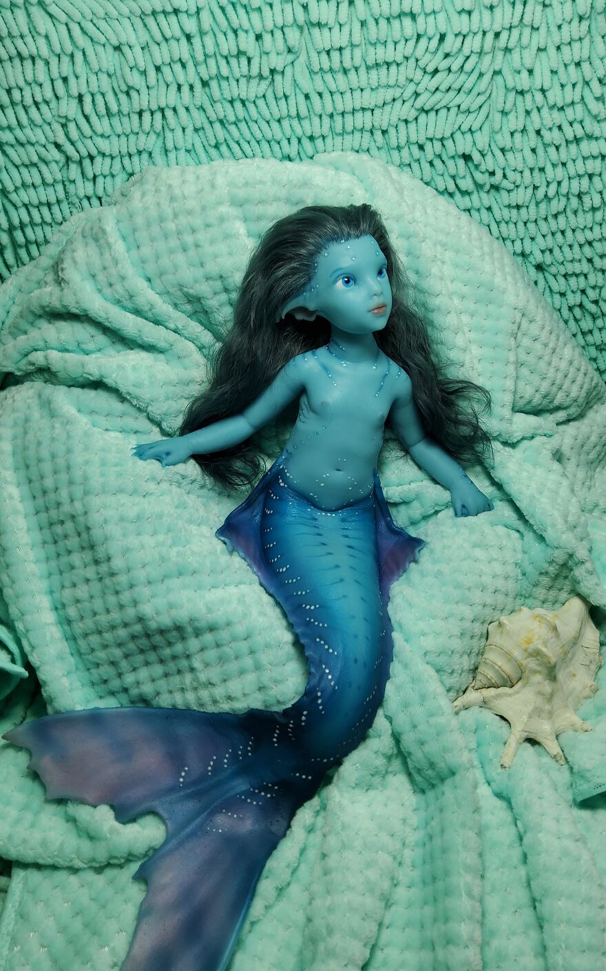 I Came Up With And Made Mermaid Dolls Whose Hair Is Made Of Natural Mohair