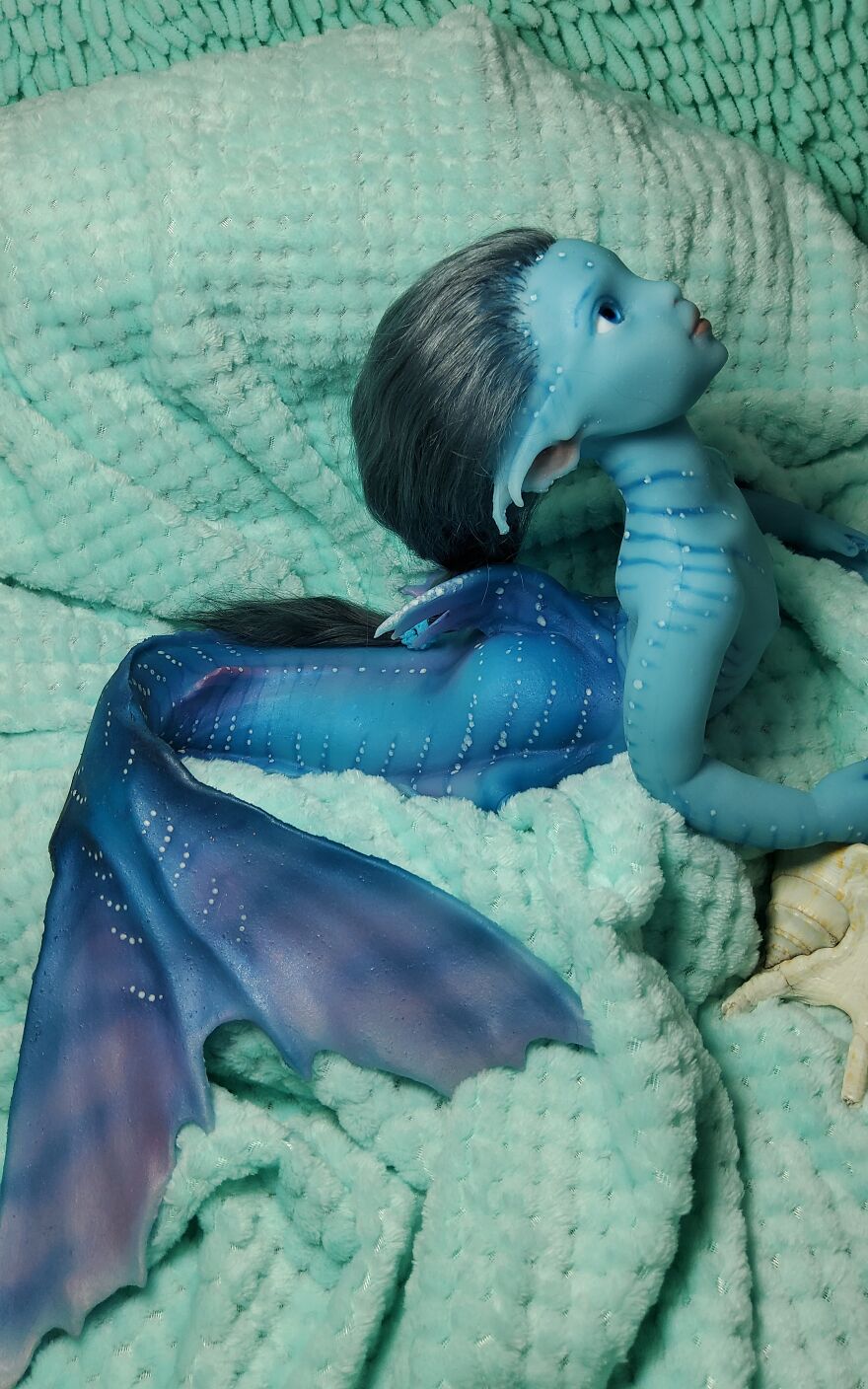 I Came Up With And Made Mermaid Dolls Whose Hair Is Made Of Natural Mohair