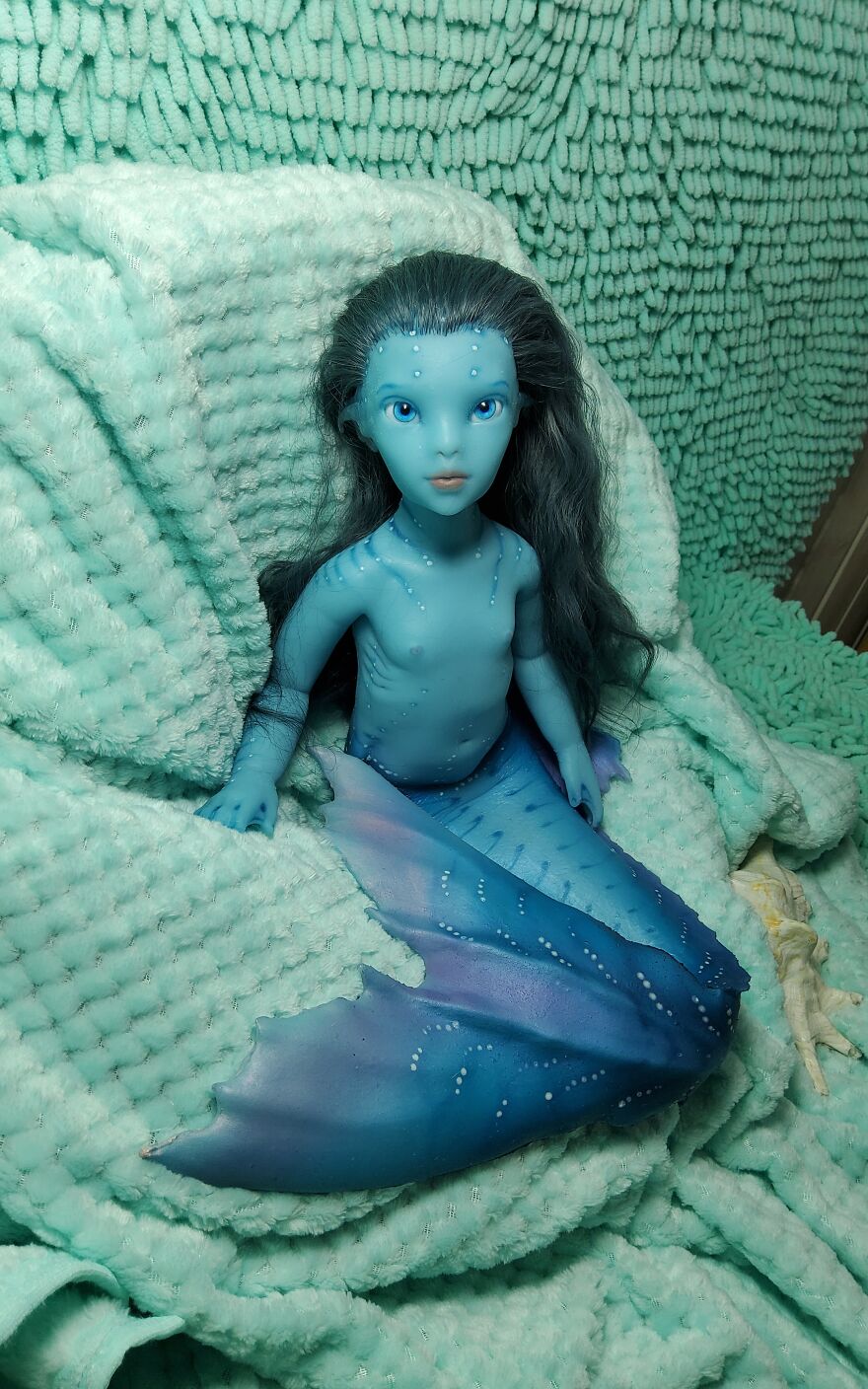 I Came Up With And Made Mermaid Dolls Whose Hair Is Made Of Natural Mohair