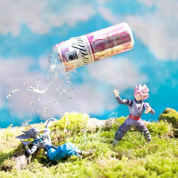 Pink Hair, Pink Gin - Take This Beerus!