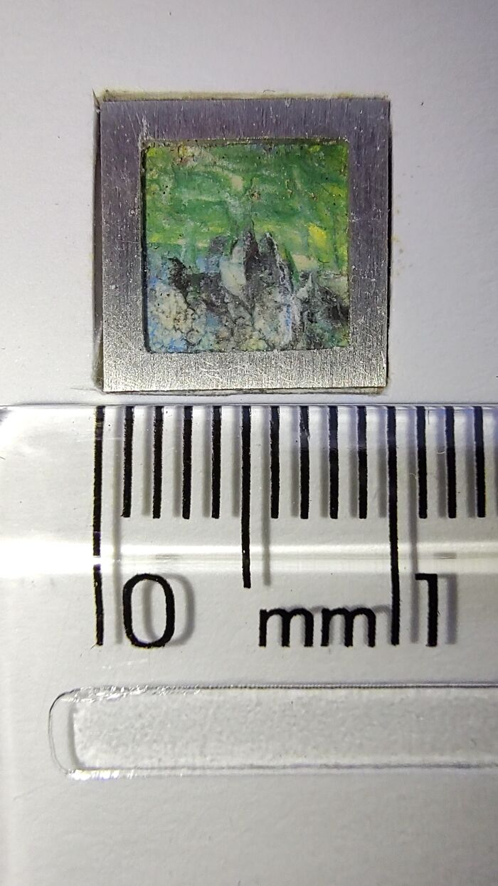 I Create The Smallest Painting In The World (16 Pics)