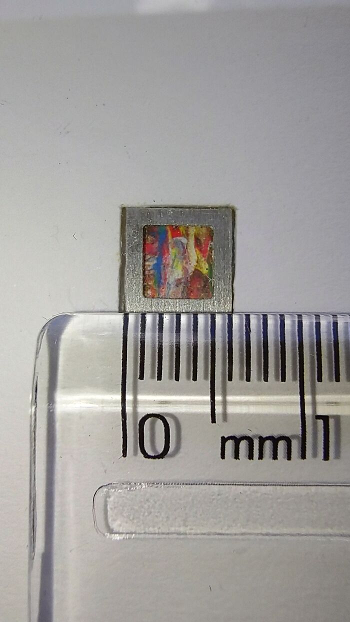I Create The Smallest Painting In The World (16 Pics)