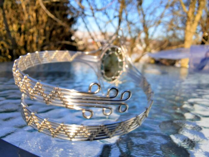 I Made An Elven Tree Armband With Labradorite Gemstone