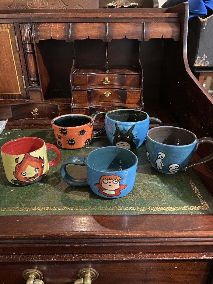 My Studio Ghibli Inspired Hand Thrown Mugs