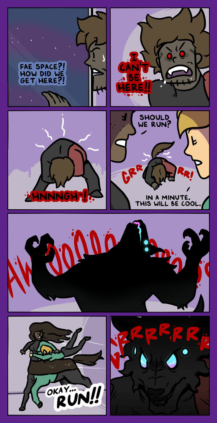 In A Sci-Fi World I Created, Vampires And Werewolves Are Still A Huge Problem