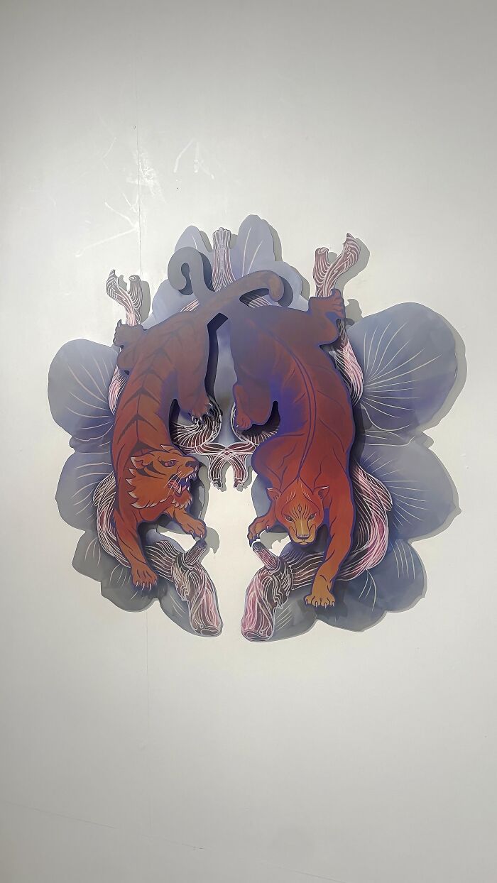 Panther & Tiger Descending