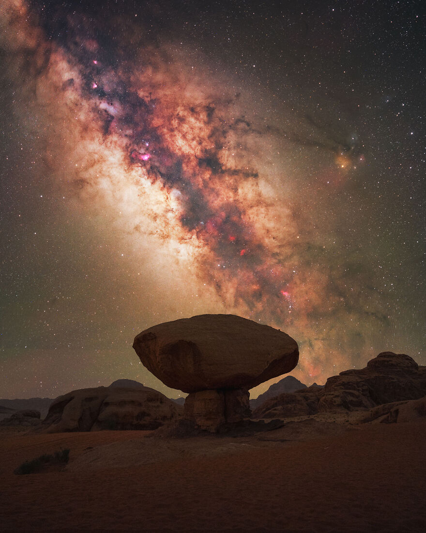 The Musroom Rock, Wadi Rum Desert, Jordan