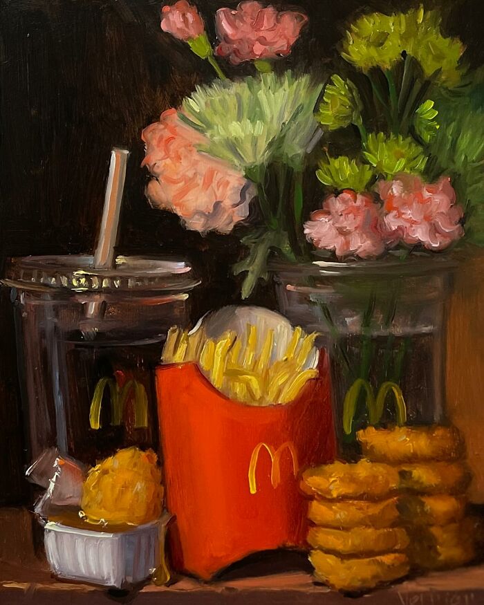 Meet Noah Verrier's Hyperrealistic Oil Paintings Of Food