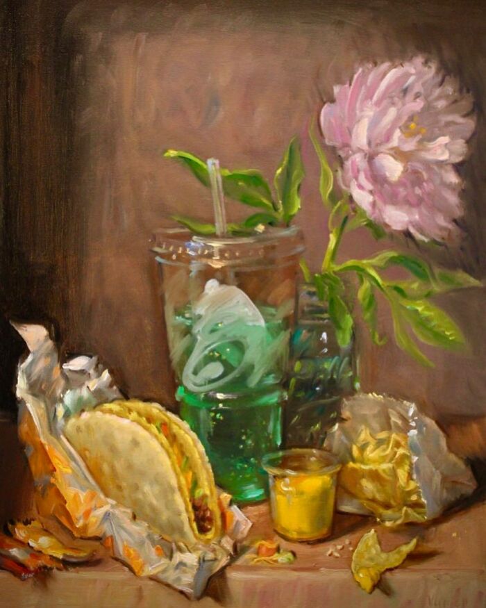 Meet Noah Verrier's Hyperrealistic Oil Paintings Of Food