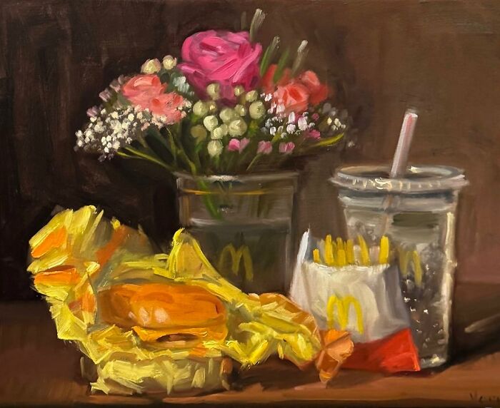 Meet Noah Verrier's Hyperrealistic Oil Paintings Of Food