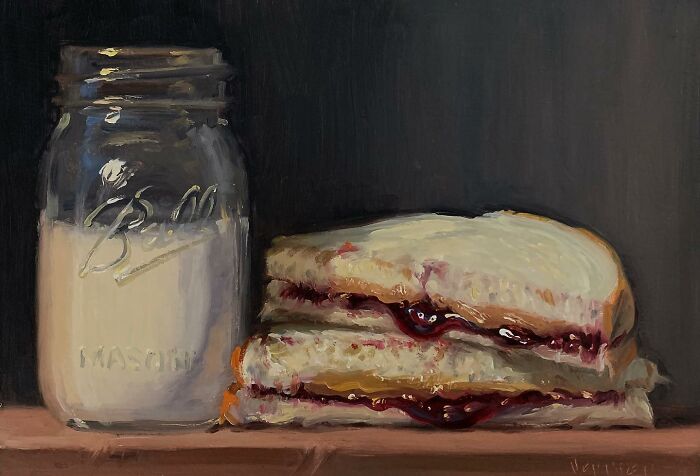 Meet Noah Verrier's Hyperrealistic Oil Paintings Of Food