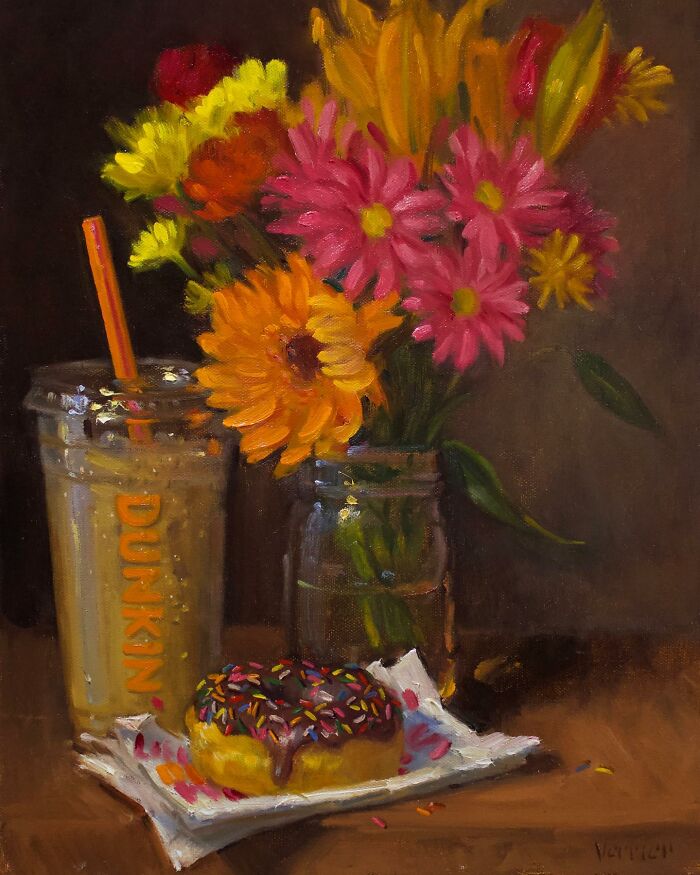 Meet Noah Verrier's Hyperrealistic Oil Paintings Of Food