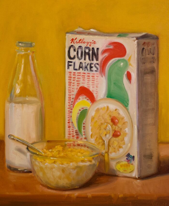 Meet Noah Verrier's Hyperrealistic Oil Paintings Of Food